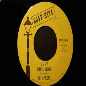 The Avalons  - Hearts Desire / Ebb Tide