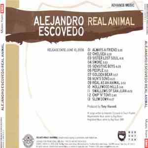 Alejandro Escovedo - Real Animal