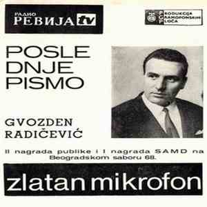 Gvozden Radičević - Poslednje Pismo