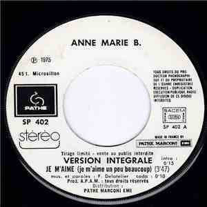 Anne Marie B. - Je M'aime (Je M'aime Un Peu Beaucoup)