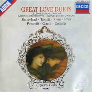 Various - Great Love Duets • Célèbres Duos D'Amour • Grosse Liebesduette •  ...