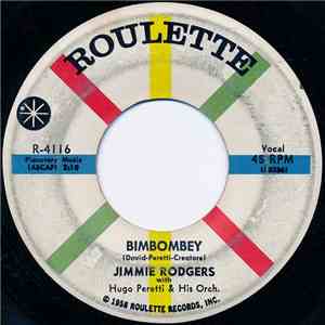 Jimmie Rodgers  - Bimbombey / You Understand Me