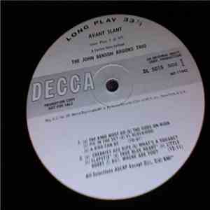 The John Benson Brooks Trio - Avant Slant (One Plus 1 = II)