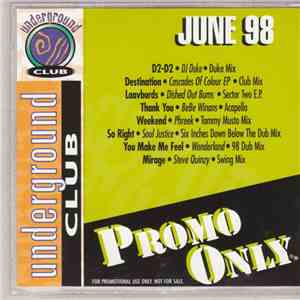 Various - Promo Only Underground Club June 98