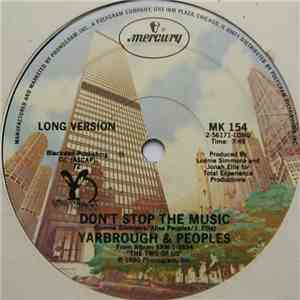 Yarbrough & Peoples - Don't Stop The Music