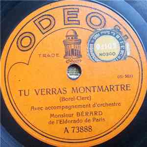 Monsieur Bérard - Tu Verras Montmartre / Sur Les Bords De La Marne