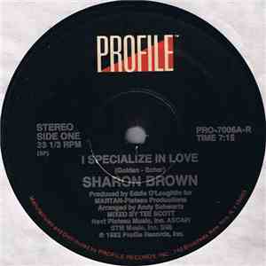 Sharon Brown - I Specialize In Love