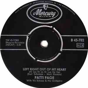 Patti Page With Vic Schoen & His Orchestra - Left Right Out Of Your Heart ( ...