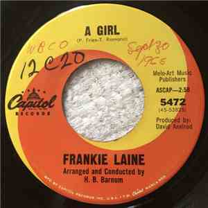 Frankie Laine - A Girl / House Of Laughter