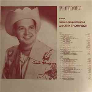Hank Thompson - The Old-Fashioned Style Of Hank Thompson