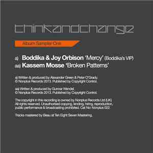 Boddika & Joy Orbison / Kassem Mosse - Think And Change Album Sampler One