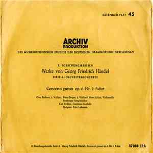 Georg Friedrich Händel - Concerto Grosso Op. 6 Nr. 2 F-Dur