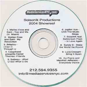 Solsonik - Solsonik Productions 2004 Showreel