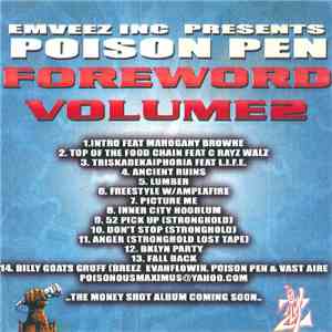 Poison Pen - Foreword Volume 2