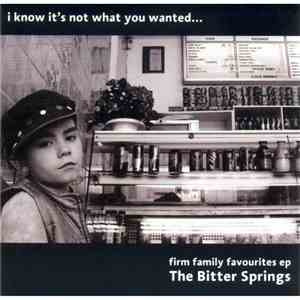 The Bitter Springs - Firm Family Favourites EP