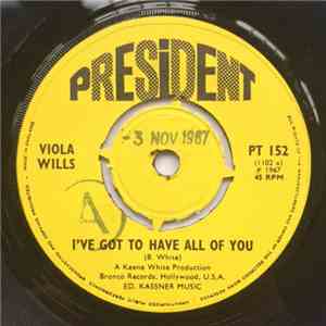 Viola Wills - I've Got To Have All Of You