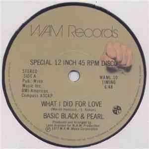 Basic Black & Pearl - What I Did For Love