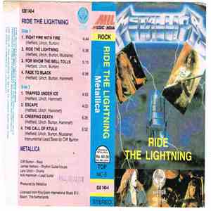 Metallica - Ride The Lightning