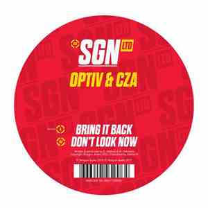 Optiv & CZA - Bring It Back / Don’t Look Now