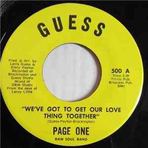 Page One, Raw Soul Band - We've Got To Get Our Love Thing Together