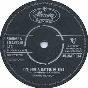 Brook Benton - It's Just A Matter Of Time / Hurtin' Inside
