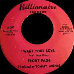 Front Page  - Love’s Here For You / I Want Your Love