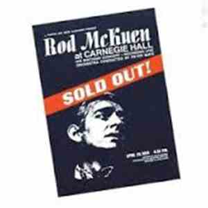 Rod McKuen - Sold Out At Carnegie Hall