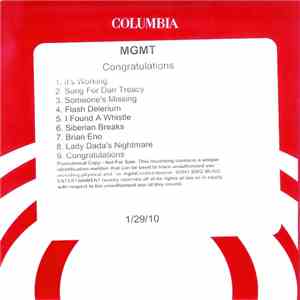 MGMT - Congratulations