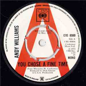 Andy Williams - You Chose A Fine Time