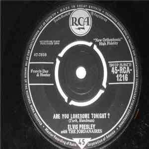 Elvis Presley With The Jordanaires - Are You Lonesome Tonight?