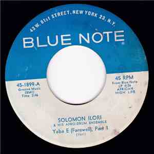 Solomon Ilori & His Afro-Drum Ensemble - Yaba E (Farewell)