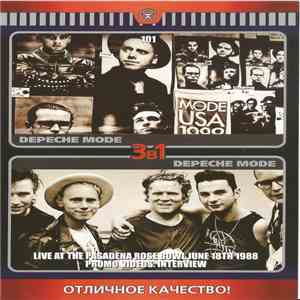 Depeche Mode - 3в1: 101 / Live At The Pasadena Rose Bowl June 18th 1988 / Promo Videos, Interview