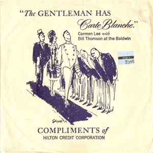 Carmen Lee With Bill Thomson  - The Gentleman Has Carte Blanche