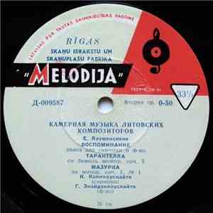 Various - Камерная Музыка Литовских Композиторов