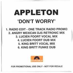 Appleton - Don't Worry