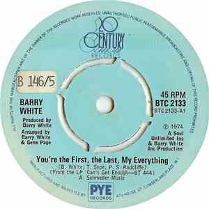Barry White - You're The First, The Last, My Everything