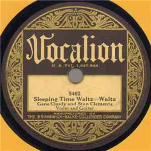 Gene Clardy And Stan Clements - Sleeping Time Waltz / Harvest Home Waltz