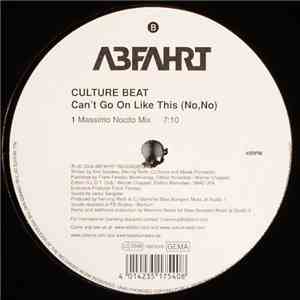 Culture Beat - Can't Go On Like This (No, No)