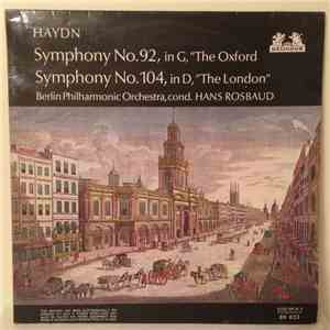 Joseph Haydn, Berlin Philharmonic Orchestra, Hans Rosbaud - Haydn - Symphonies Nos. 92 & 104