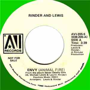 Rinder & Lewis - Envy / Lust