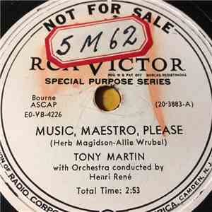 Tony Martin - Music, Maestro, Please / The Big Dipper