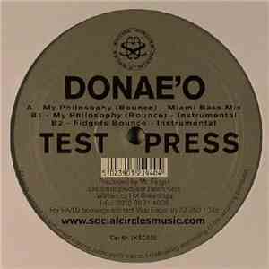 Donae'o - My Philosophy (Bounce) (Remixes)