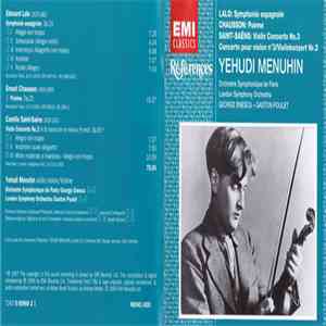 Yehudi Menuhin, Lalo, Chausson, Saint-Saëns, Orchestre Symphonique De Paris ...