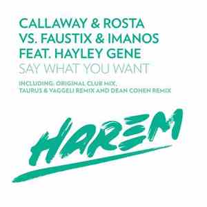 Callaway & Rosta  Vs. Faustix & ImanoS Feat. Hayley Gene - Say What You Wan ...