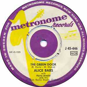 Alice Babs - The Green Door / Takin' A Chance On Love