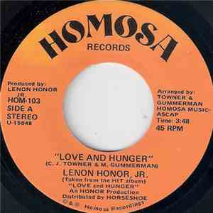 Lenon Honor Jr. - Love And Hunger