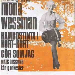 Mona Wessman - Hambostinta I Kort-Kort / Gör Som Jag
