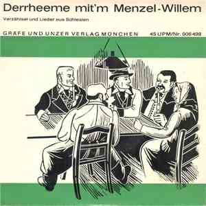 Professor Dr. Wilhelm Menzel - Derrheeme Mit'm Menzel-Willem (Verzählsel Un ...
