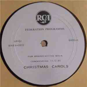 Various - RCA Federation Programme For Broadcasting Week Commencing 13.12.65