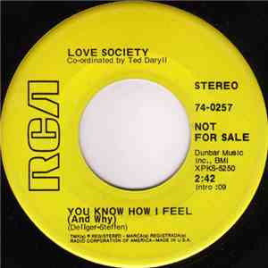 Love Society - Don't Worry Baby / You Know How I Feel (And Why)